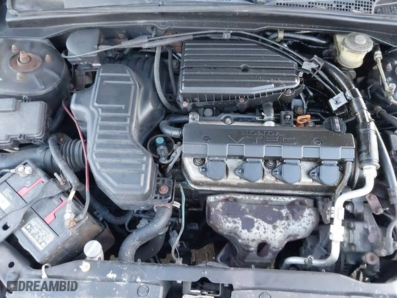 2004 Honda Civic EX with VIN 2HGES26884H561252, listed as a IAAI auction lot 41321501 with 187,255 mi miles. Bid and sale history available at carsss.com. Image 10.
