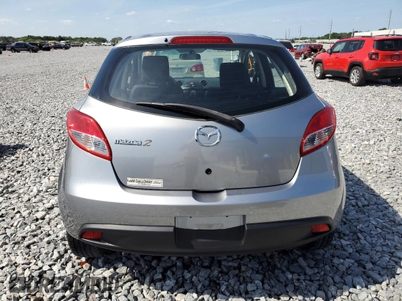 2012 Mazda 2 Sport with VIN JM1DE1KY8C0139339, listed as a Copart auction lot 54540565 with 63,380 mi miles and Salvage Title. Bid and sale history available at carsss.com. Image 6.