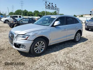 2015 Audi Q5 Premium Plus with VIN WA1LFAFP9FA078862, listed as a Copart auction lot 61549695 with 64,224 mi miles and Salvage title. Bid and sale history available at DreamBid. Image 1.