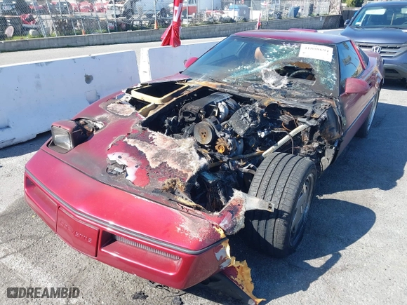 1989 Chevrolet Corvette with VIN 1G1YY2180K5102974, listed as a IAAI auction lot 41808694 with 1 mi miles. Bid and sale history available at carsss.com. Image 6.