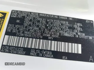 2014 Lexus RX 350 with VIN 2T2BK1BA9EC251218, listed as a IAAI auction lot 42043461 with 112,888 mi miles and . Bid and sale history available at DreamBid. Image 9.