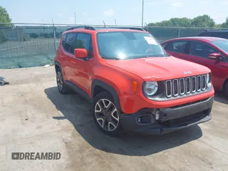 2017 Jeep Renegade Latitude with VIN ZACCJABB4HPE60718, listed as a IAAI auction lot 42799162 with 89,364 mi miles and . Bid and sale history available at DreamBid. Image 1.