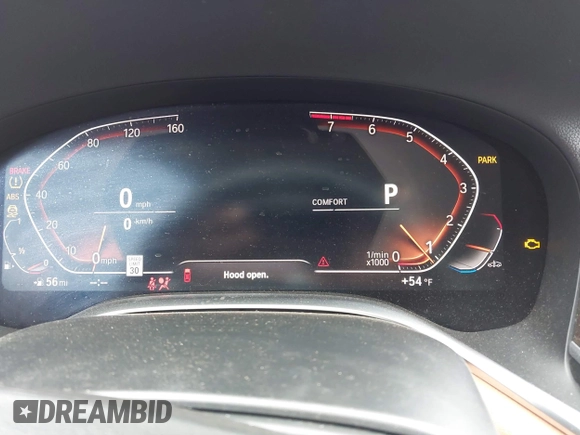 2020 BMW 7 Series 740i with VIN WBA7T2C0XLGL17192, listed as a IAAI auction lot 41499724 with 80,783 mi miles and . Bid and sale history available at DreamBid. Image 7.