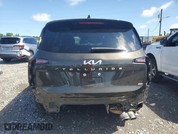 2023 Kia Telluride SX Prestige with VIN 5XYP5DGC5PG387088, listed as a Copart auction lot 60807605 with 70,674 mi miles and Salvage title. Bid and sale history available at DreamBid. Image 6.