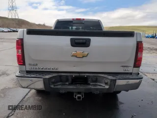 2007 Chevrolet Silverado 1500 LTZ with VIN 1GCEK19077Z643024, listed as a Copart auction lot 52526455 with 122,460 mi miles and Salvage Title. Bid and sale history available at carsss.com. Image 6.