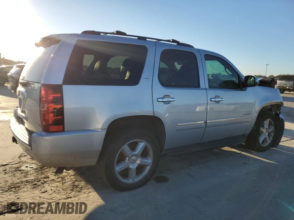 2012 Chevrolet Tahoe LTZ with VIN 1GNSCCE04CR244011, listed as a Copart auction lot 80465164 with Not provided miles and Salvage title. Bid and sale history available at DreamBid. Image 3.