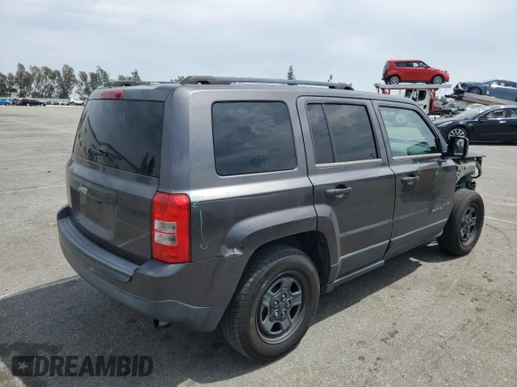 2014 Jeep Patriot Sport with VIN 1C4NJPBB3ED849615, listed as a Copart auction lot 52994535 with 120,460 mi miles and Salvage Title. Bid and sale history available at carsss.com. Image 3.