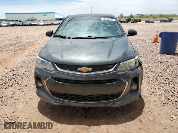 2017 Chevrolet Sonic LT with VIN 1G1JD5SG1H4103649, listed as a Copart auction lot 58536765 with 128,562 mi miles and Salvage title. Bid and sale history available at DreamBid. Image 5.