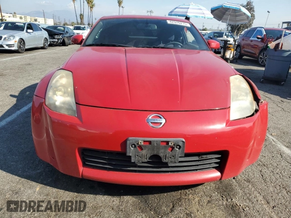 2004 Nissan 350Z Enthusiast with VIN JN1AZ34D24M103270, listed as a Copart auction lot 42976215 with 201,915 mi miles and Salvage Title. Bid and sale history available at DreamBid. Image 5.