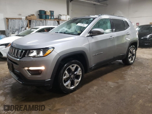 2021 Jeep Compass Limited with VIN 3C4NJDCB9MT520228, listed as a Copart auction lot 46614775 with 86,058 mi miles and Clean Title. Bid and sale history available at carsss.com. Image 1.