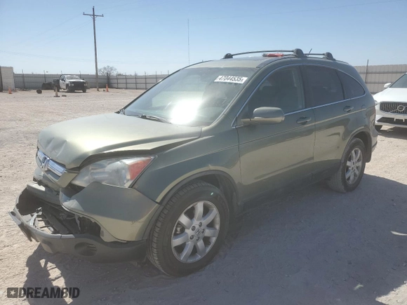 2009 Honda CR-V EX-L with VIN 5J6RE48749L037978, listed as a Copart auction lot 47044535 with 138,810 mi miles and Salvage Title. Bid and sale history available at carsss.com. Image 1.