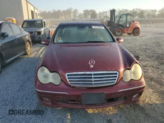 2005 Mercedes-Benz C 240 with VIN WDBRF81J65F650076, listed as a Copart auction lot 78183054 with Not Provided miles and Salvage Title. Bid and sale history available at DreamBid. Image 5.