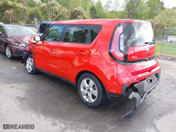 2019 Kia Soul with VIN KNDJN2A25K7660742, listed as a IAAI auction lot 41984920 with 49,695 mi miles. Bid and sale history available at carsss.com. Image 3.