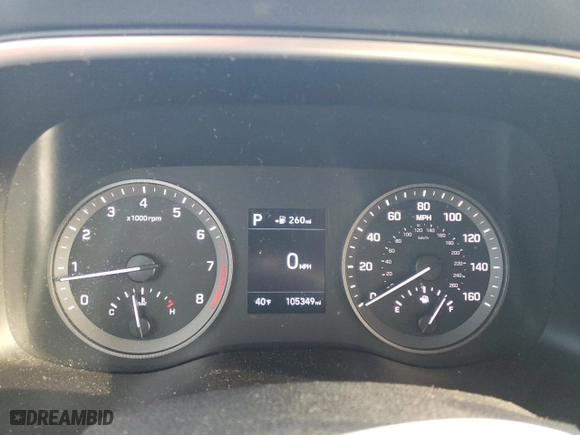 2019 Hyundai Tucson SE with VIN KM8J2CA46KU938271, listed as a Copart auction lot 46150045 with 105,349 mi miles and Clean Title. Bid and sale history available at carsss.com. Image 9.