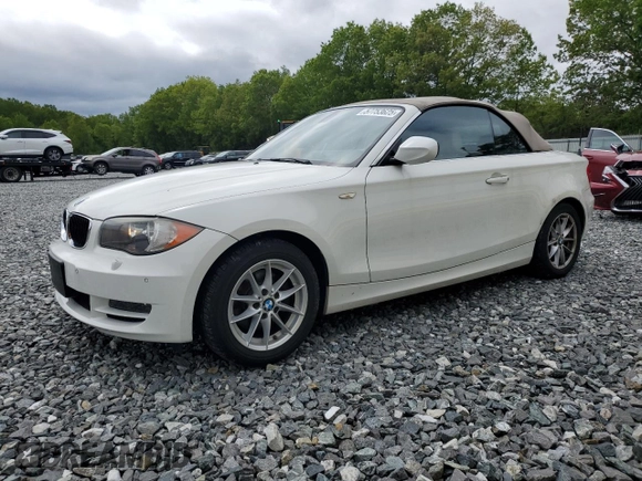 2011 BMW 1 Series 128i with VIN WBAUN1C57BVH83226, listed as a Copart auction lot 57753625 with 55,985 mi miles and Clean title. Bid and sale history available at DreamBid. Image 1.