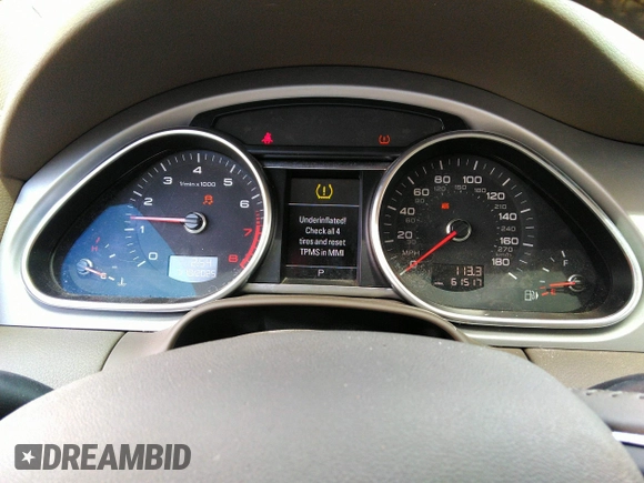 2014 Audi Q7 Premium Plus with VIN WA1LGBFE8ED016688, listed as a IAAI auction lot 42717215 with 61,517 mi miles and . Bid and sale history available at DreamBid. Image 7.