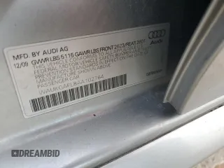 2010 Audi S4 Prestige z VIN WAUKGAFL8AA102764, wystawiony jako Copart lot #57839715 z przebiegiem 120 369 mil mil oraz Szkoda całkowita • Salvage title. Historia ofert i sprzedaży dostępna na DreamBid. Obrazek 12.