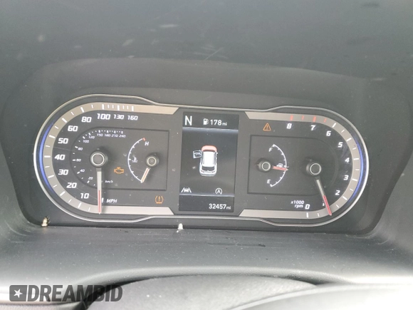 2022 Hyundai Tucson SE with VIN 5NMJACAE1NH094491, listed as a Copart auction lot 50817085 with 32,457 mi miles and Salvage Title. Bid and sale history available at carsss.com. Image 9.