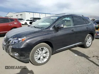 2010 Lexus RX 450h with VIN JTJBC1BA1A2414418, listed as a Copart auction lot 51016425 with 47,883 mi miles and Salvage Title. Bid and sale history available at DreamBid. Image 1.