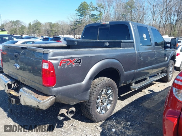 2016 Ford F-250 Lariat with VIN 1FT7W2BT3GEA01205, listed as a IAAI auction lot 41718372 with 363,877 mi miles and . Bid and sale history available at DreamBid. Image 4.