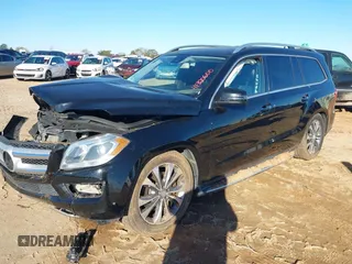 2016 Mercedes-Benz GL with VIN 4JGDF6EE1GA698884, listed as a IAAI auction lot 41320600 with 1 mi miles. Bid and sale history available at carsss.com. Image 2.