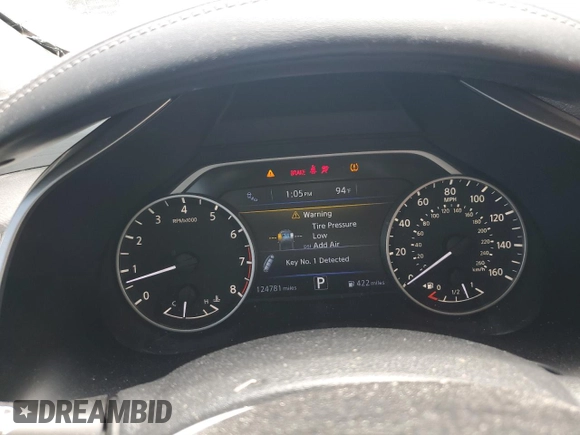2018 Nissan Murano S z VIN 5N1AZ2MGXJN123625, wystawiony jako Copart lot #54253745 z przebiegiem 124 781 mil mil oraz Szkoda całkowita • Salvage title. Historia ofert i sprzedaży dostępna na DreamBid. Obrazek 9.