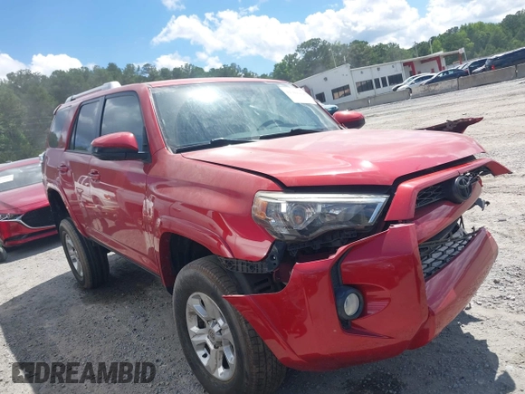 2015 Toyota 4Runner SR5 with VIN JTEZU5JR5F5088539, listed as a IAAI auction lot 42500686 with 183,215 mi miles and . Bid and sale history available at DreamBid. Image 1.