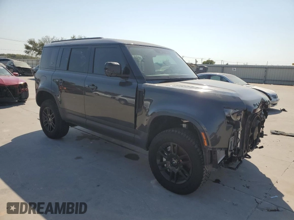 2024 Land Rover Defender S with VIN SALEJ7EUXR2295285, listed as a Copart auction lot 75240624 with 12,668 mi miles and Salvage title. Bid and sale history available at DreamBid. Image 4.