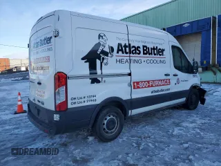 2016 Ford Transit Cargo with VIN 1FTYE1CM6GKA15349, listed as a Copart auction lot 41845265 with 119,991 mi miles and Salvage Title. Bid and sale history available at carsss.com. Image 3.