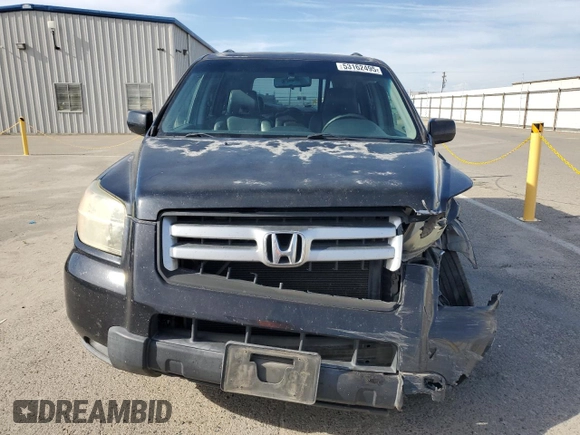 2006 Honda Pilot EX-L with VIN 5FNYF285X6B050069, listed as a Copart auction lot 53162495 with 274,271 mi miles and Salvage Title. Bid and sale history available at DreamBid. Image 5.