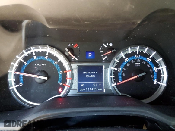 2014 Toyota 4Runner SR5 z VIN JTEZU5JR2E5077481, wystawiony jako Copart lot #52085385 z przebiegiem 114 482 mil mil oraz Czysty tytuł • Clean title. Historia ofert i sprzedaży dostępna na DreamBid. Obrazek 9.
