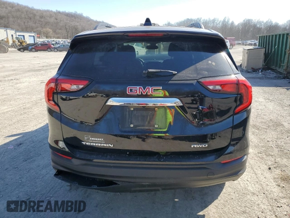 2020 GMC Terrain SLE with VIN 3GKALTEV1LL195653, listed as a Copart auction lot 47785085 with 95,480 mi miles and Salvage Title. Bid and sale history available at carsss.com. Image 6.