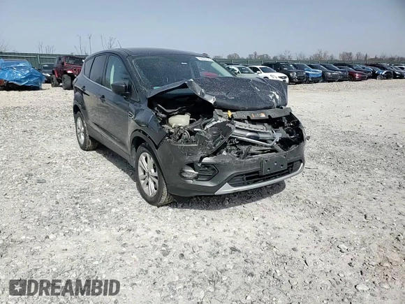 2017 Ford Escape SE with VIN 1FMCU9GDXHUE47272, listed as a Copart auction lot 48422795 with 97,237 mi miles and Salvage Title. Bid and sale history available at DreamBid. Image 11.