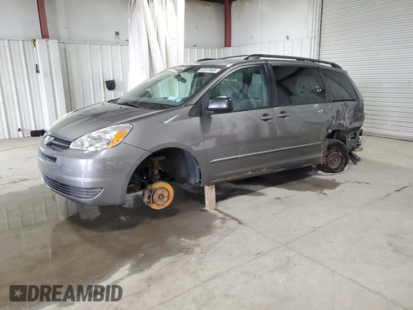 2005 Toyota Sienna CE with VIN 5TDZA23C75S287900, listed as a Copart auction lot 52673465 with Not Provided miles and Non Repairable. Bid and sale history available at DreamBid. Image 1.