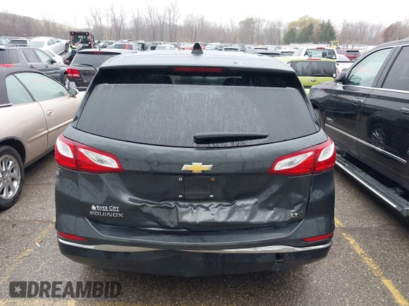 2019 Chevrolet Equinox LT with VIN 2GNAXKEV1K6185743, listed as a IAAI auction lot 40847405 with 58,722 mi miles and . Bid and sale history available at DreamBid. Image 16.