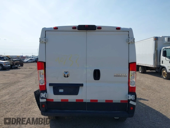 2023 Ram ProMaster Cargo with VIN 3C6LRVAG4PE595603, listed as a IAAI auction lot 42090733 with 29,967 mi miles and . Bid and sale history available at DreamBid. Image 17.