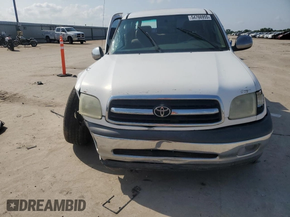 2002 Toyota Tundra SR5 with VIN 5TBRN34152S247245, listed as a Copart auction lot 54766955 with 195,863 mi miles and Salvage Title. Bid and sale history available at DreamBid. Image 5.