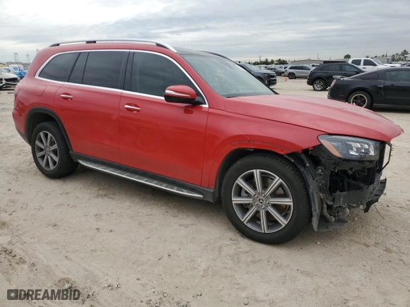 2020 Mercedes-Benz GLS with VIN 4JGFF5KE8LA124087, listed as a Copart auction lot 42241845 with 34,419 mi miles and Salvage Title. Bid and sale history available at carsss.com. Image 4.
