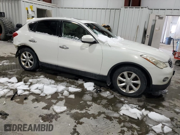2008 Infiniti EX Journey with VIN JNKAJ09F58M354978, listed as a Copart auction lot 45868845 with 144,074 mi miles and Non repairable. Bid and sale history available at DreamBid. Image 4.