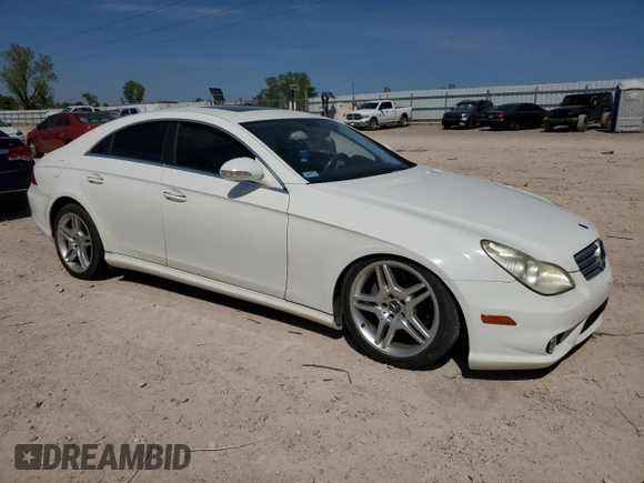 2006 Mercedes-Benz CLS-Class with VIN WDDDJ75X96A046061, listed as a Copart auction lot 53370105 with 0 mi miles and Clean Title. Bid and sale history available at carsss.com. Image 4.