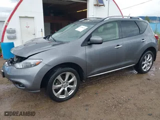 2013 Nissan Murano SL with VIN JN8AZ1MW0DW310932, listed as a IAAI auction lot 39706674 with 128,680 mi miles. Bid and sale history available at carsss.com. Image 18.