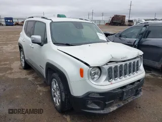 2018 Jeep Renegade Limited with VIN ZACCJADB1JPH47503, listed as a IAAI auction lot 41564796 with 91,226 mi miles and . Bid and sale history available at DreamBid. Image 1.