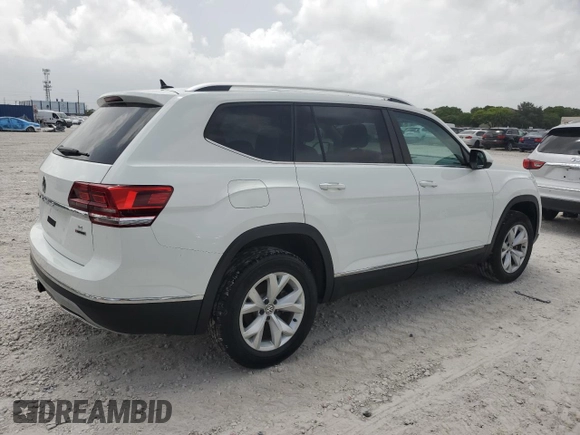2018 Volkswagen Atlas SEL with VIN 1V2MR2CA1JC593521, listed as a Copart auction lot 63039695 with 30,856 mi miles and Salvage title. Bid and sale history available at DreamBid. Image 3.