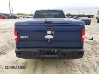 2007 Ford F-150 STX with VIN 1FTRX12W37FB89812, listed as a Copart auction lot 51438255 with 242,607 mi miles and Salvage title. Bid and sale history available at DreamBid. Image 6.