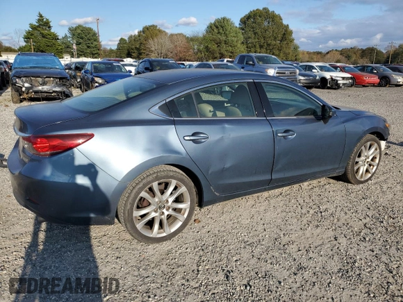 2014 Mazda 6 i Touring with VIN JM1GJ1V66E1137492, listed as a Copart auction lot 79632374 with 143,188 mi miles and Salvage Title. Bid and sale history available at DreamBid. Image 3.
