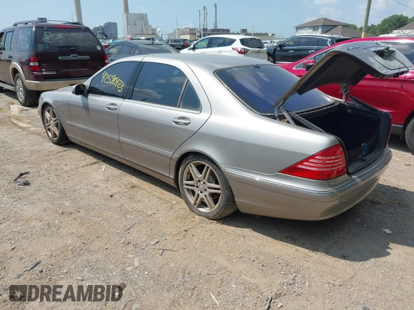 2004 Mercedes-Benz S 430 with VIN WDBNG83J74A411477, listed as a IAAI auction lot 42590423 with 151,794 mi miles and . Bid and sale history available at DreamBid. Image 3.