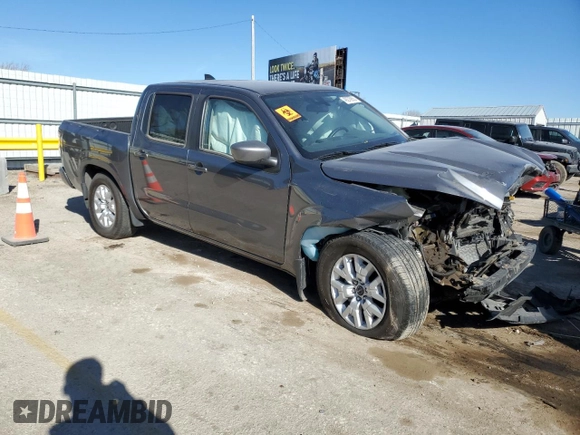 2023 Nissan Frontier SV with VIN 1N6ED1EJ7PN638273, listed as a Copart auction lot 49276655 with Not provided miles and Salvage title. Bid and sale history available at DreamBid. Image 4.