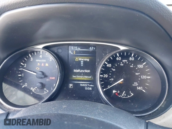2016 Nissan Rogue SV with VIN 5N1AT2MT7GC738989, listed as a IAAI auction lot 41434425 with 166,021 mi miles. Bid and sale history available at carsss.com. Image 7.