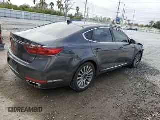 2017 Kia Cadenza Premium with VIN KNALC4J12H5068492, listed as a Copart auction lot 88880605 with 67,093 mi miles and Salvage Title. Bid and sale history available at carsss.com. Image 3.
