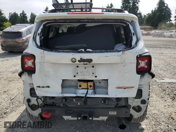 2019 Jeep Renegade Trailhawk z VIN ZACNJBC17KPK47657, wystawiony jako Copart lot #61077265 z przebiegiem 70 478 mil mil oraz Szkoda całkowita • Salvage title. Historia ofert i sprzedaży dostępna na DreamBid. Obrazek 6.